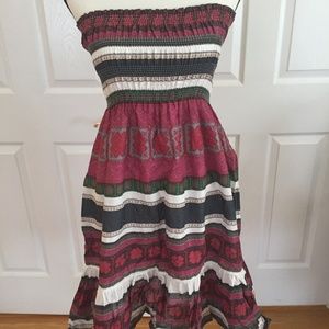 Victoria's Secret Moda Strapless Patterned Dress